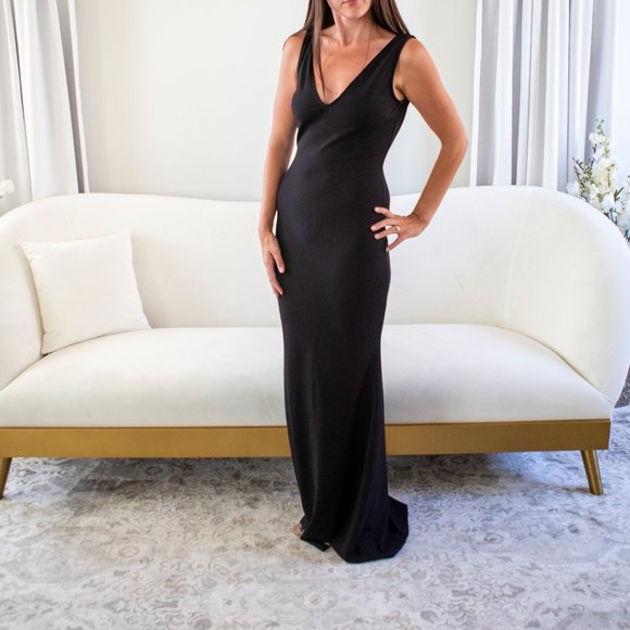 This Gown Needs A Crown Dress Black Backless SM - Picture 4 of 7